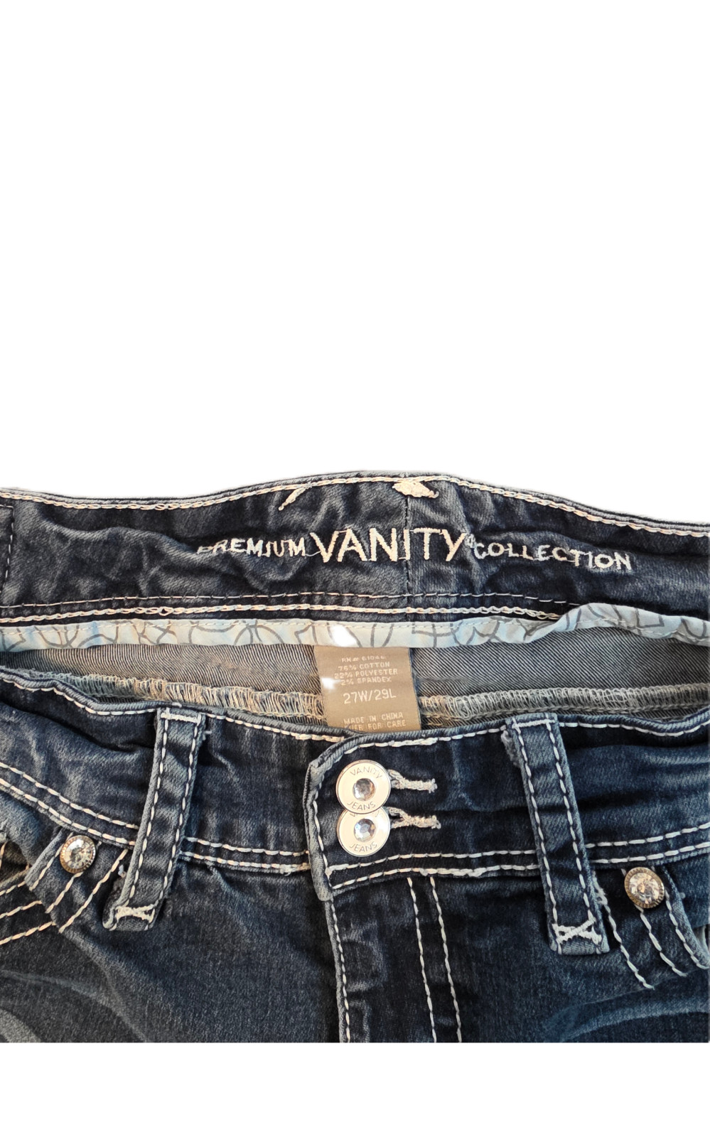 Premium Vanity Collection jeans size 27w/29l