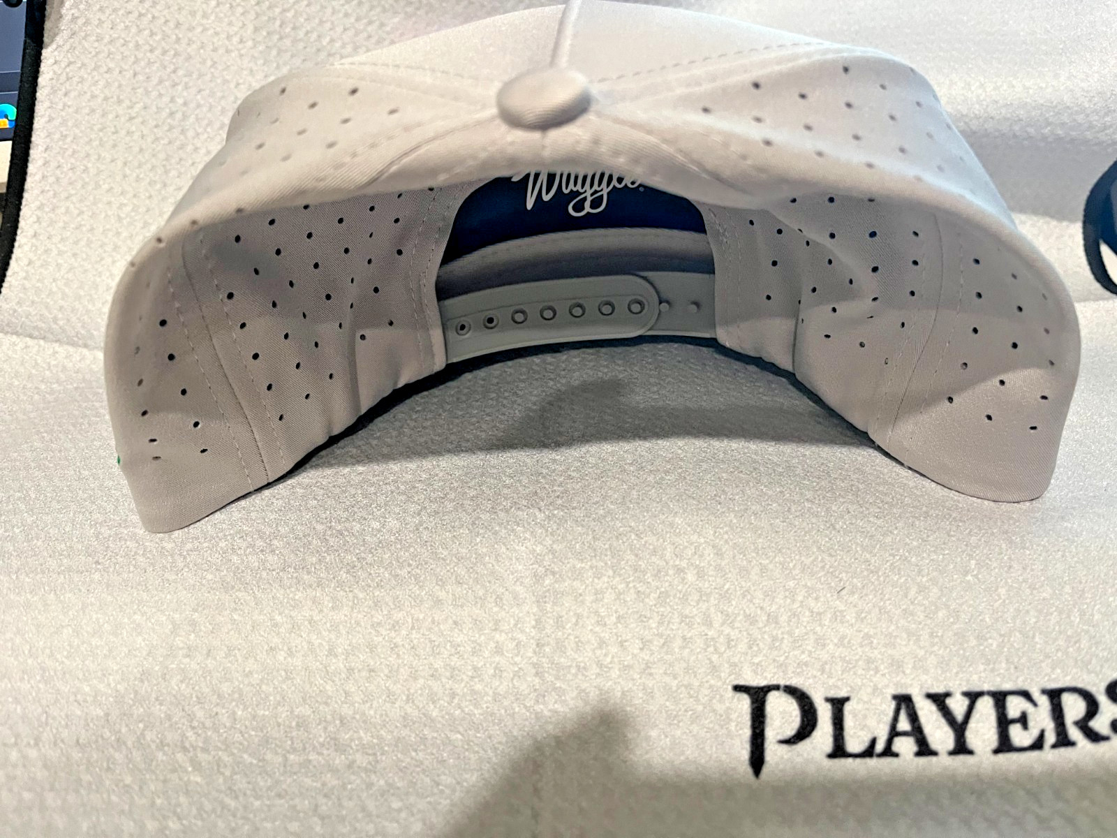 Hat- Waggle Large Mouth snap back hat-Gray