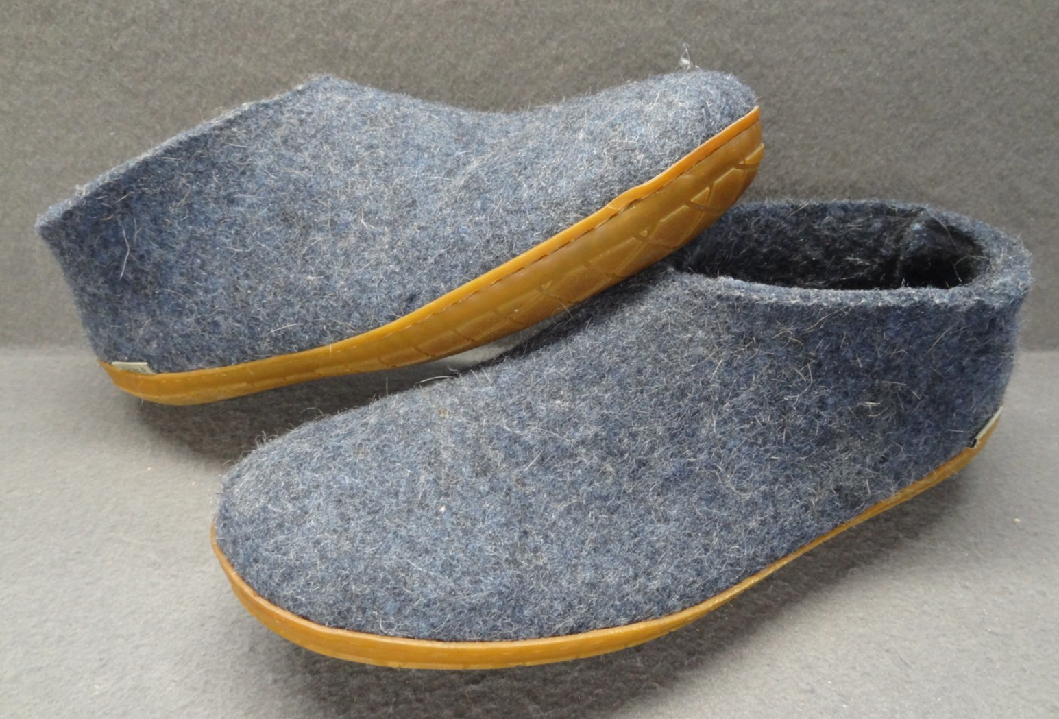 PET OWNER Glerups Men 46 12 Slip-On House Shoe Slipper Rubber Sole 100% Wool UK