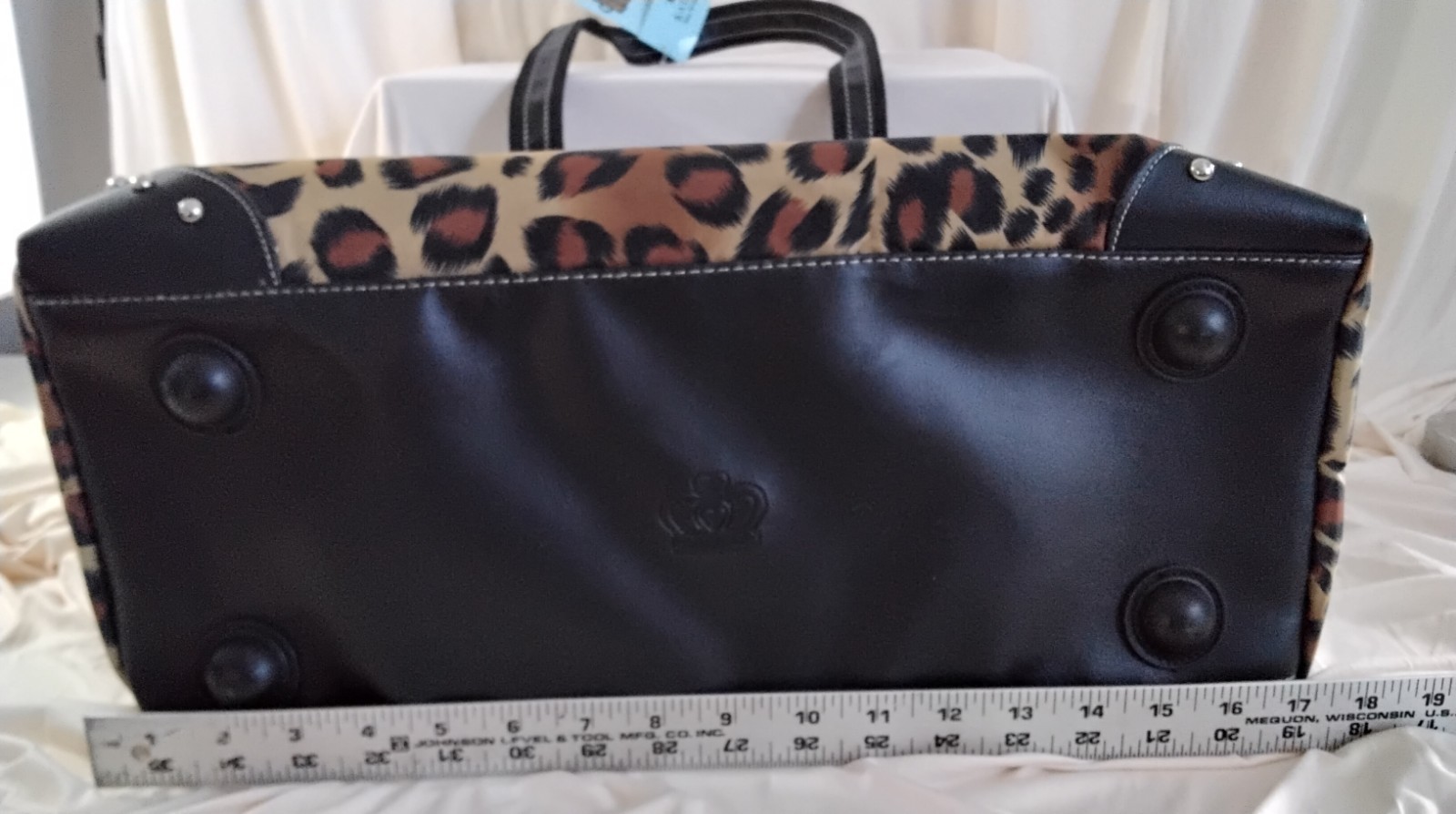 NWT Kathy Van Zeeland Travelware Leopard Cat Walk Bag Duffle Carry On Briefcase