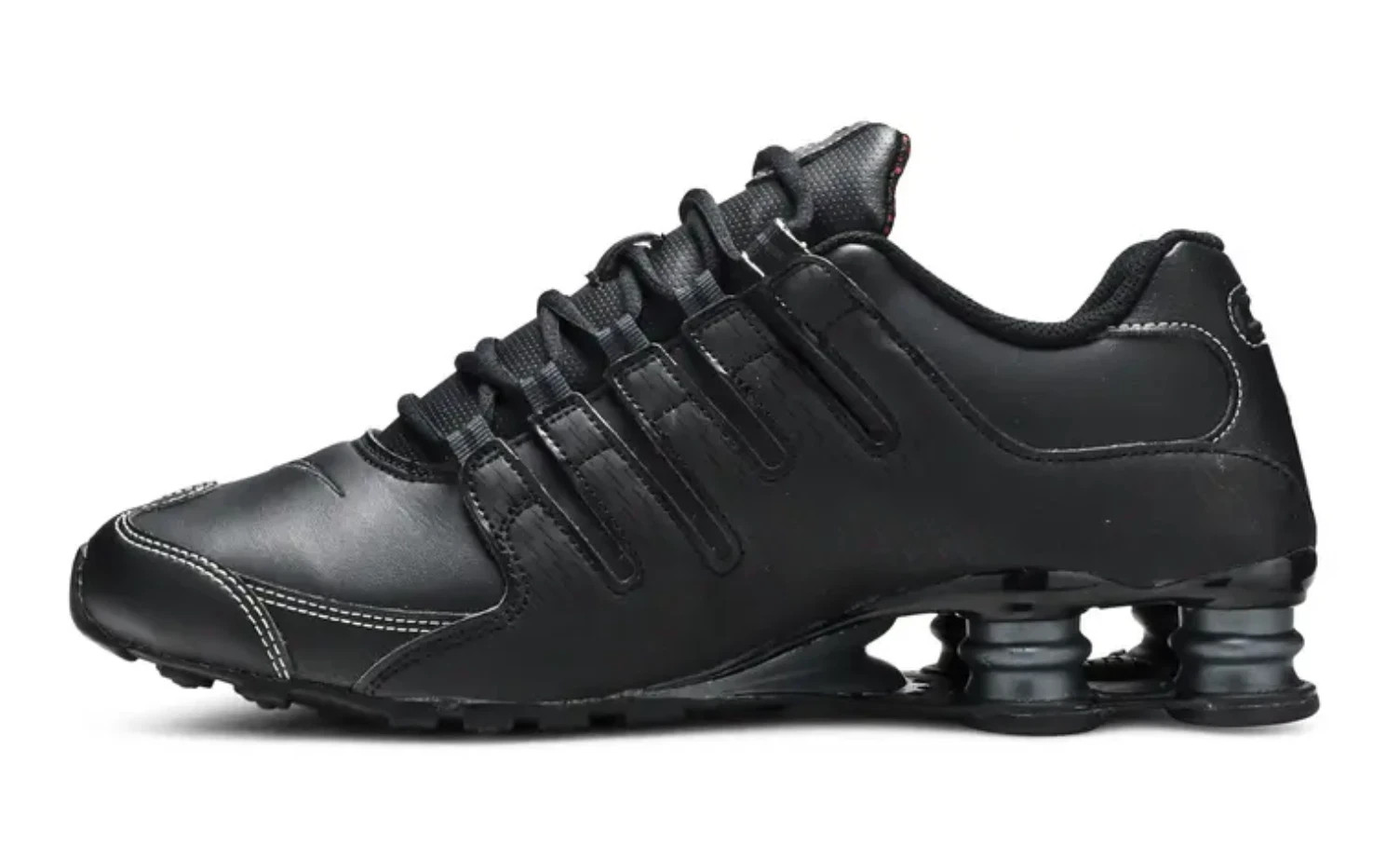 Nike Shox NZ Black White Varsity Red Sneakers 378341-017 Mens Size