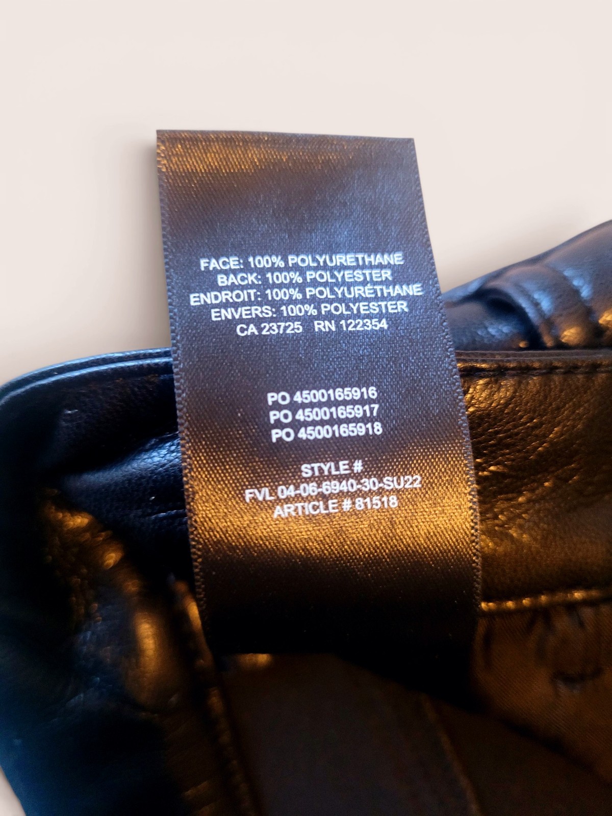 Aritzia Wilfred Melina Pant Vegan Leather Black Straight Leg High Rise Size 0