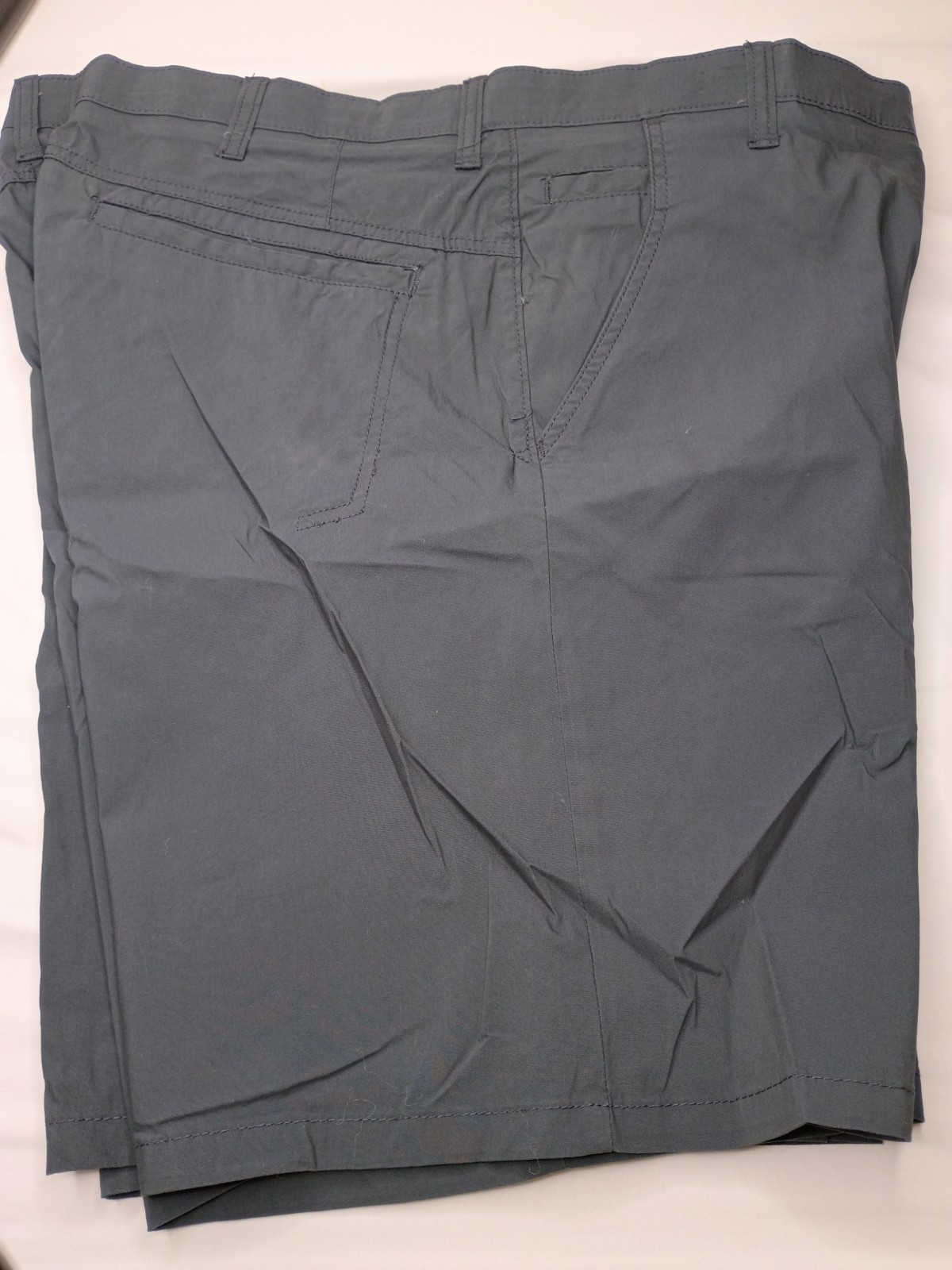Wrangler Men’s Blue Flat Front Shorts Size 38 Outdoor Performance Stretch Hiking