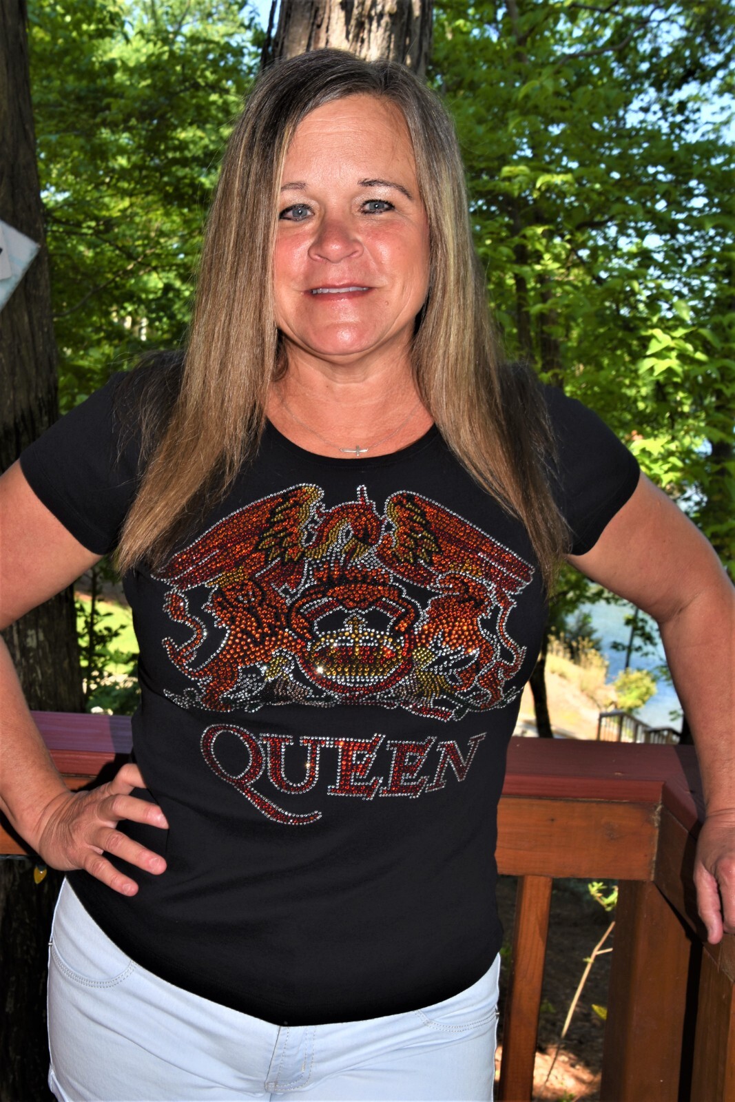Queen rhinestone bling shirt tank XS S M L XL XXL 1X 2X 3X 4X5X Freddie Mercury