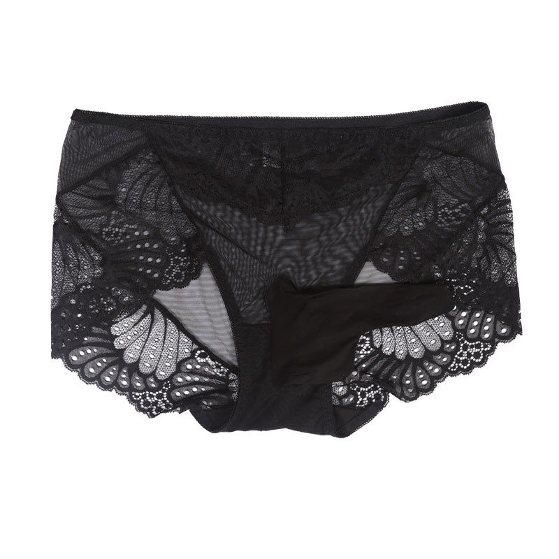 Men Pouch Sheath Briefs Panties Underpants T-back Lace G-string Thong Underwear