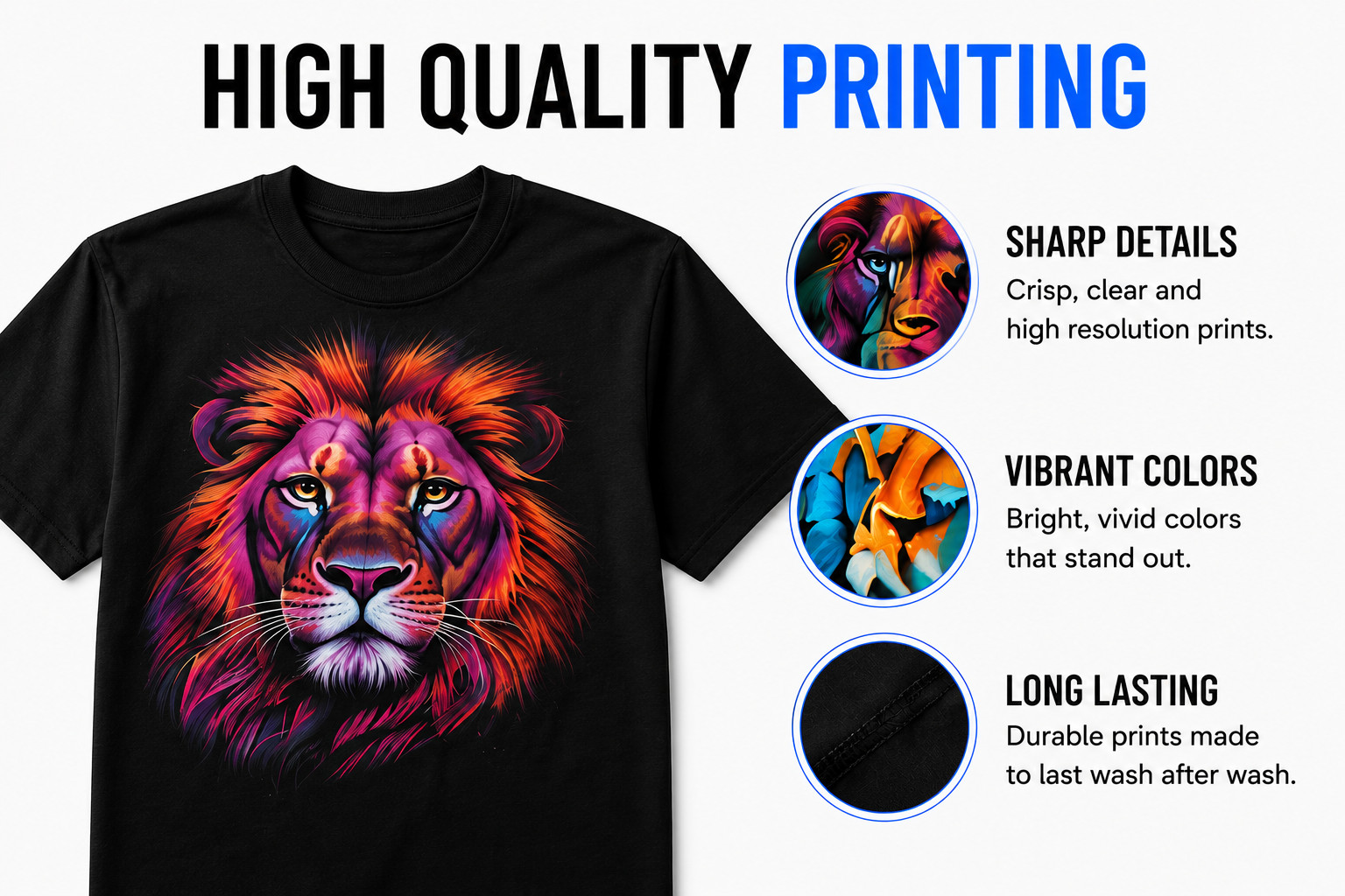 Custom Personalized T-Shirt Photo Text Logo DTF Print Cotton Tee Men Women