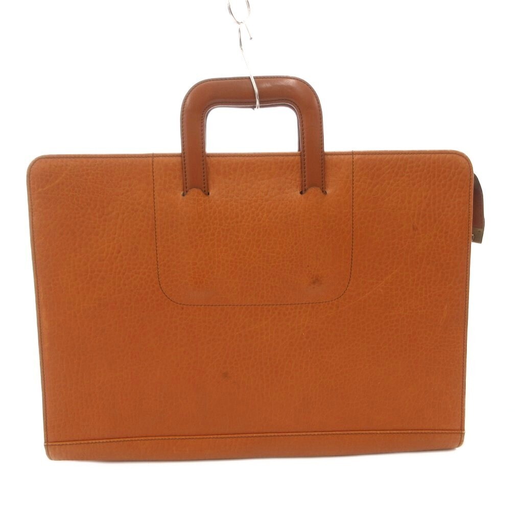 BURBERRYS Briefcase Leather Brown Vintage Authentic From Japan