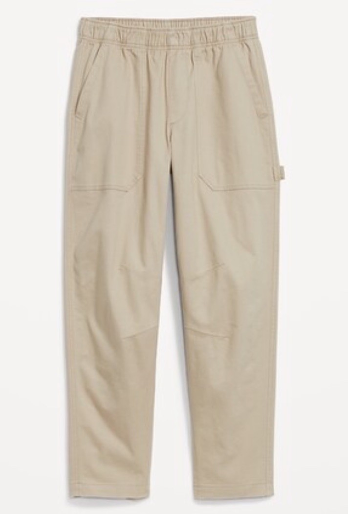 Old Navy High Rise Pulla Ankle Utility Pants Cotton Hammer Loop Women’s XL NWT