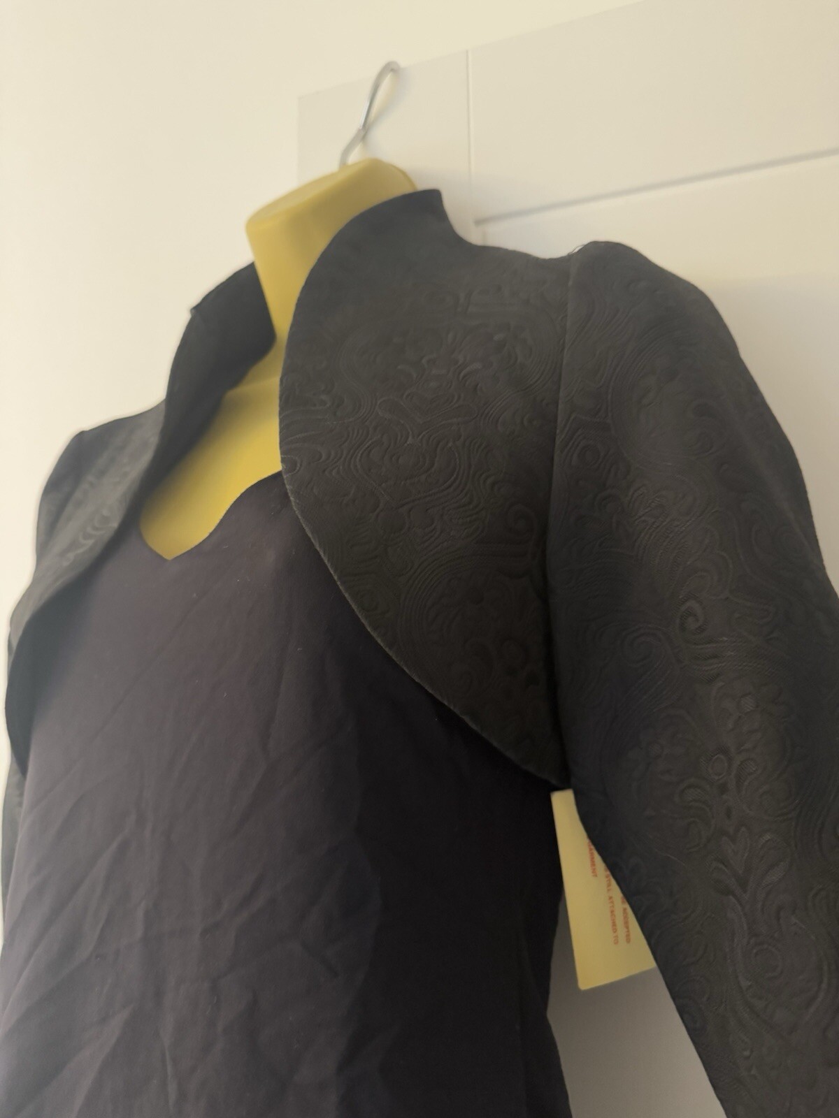 Jolie Moi Black Textured Bolero Jacket New Without Tags RRP £80 size 12