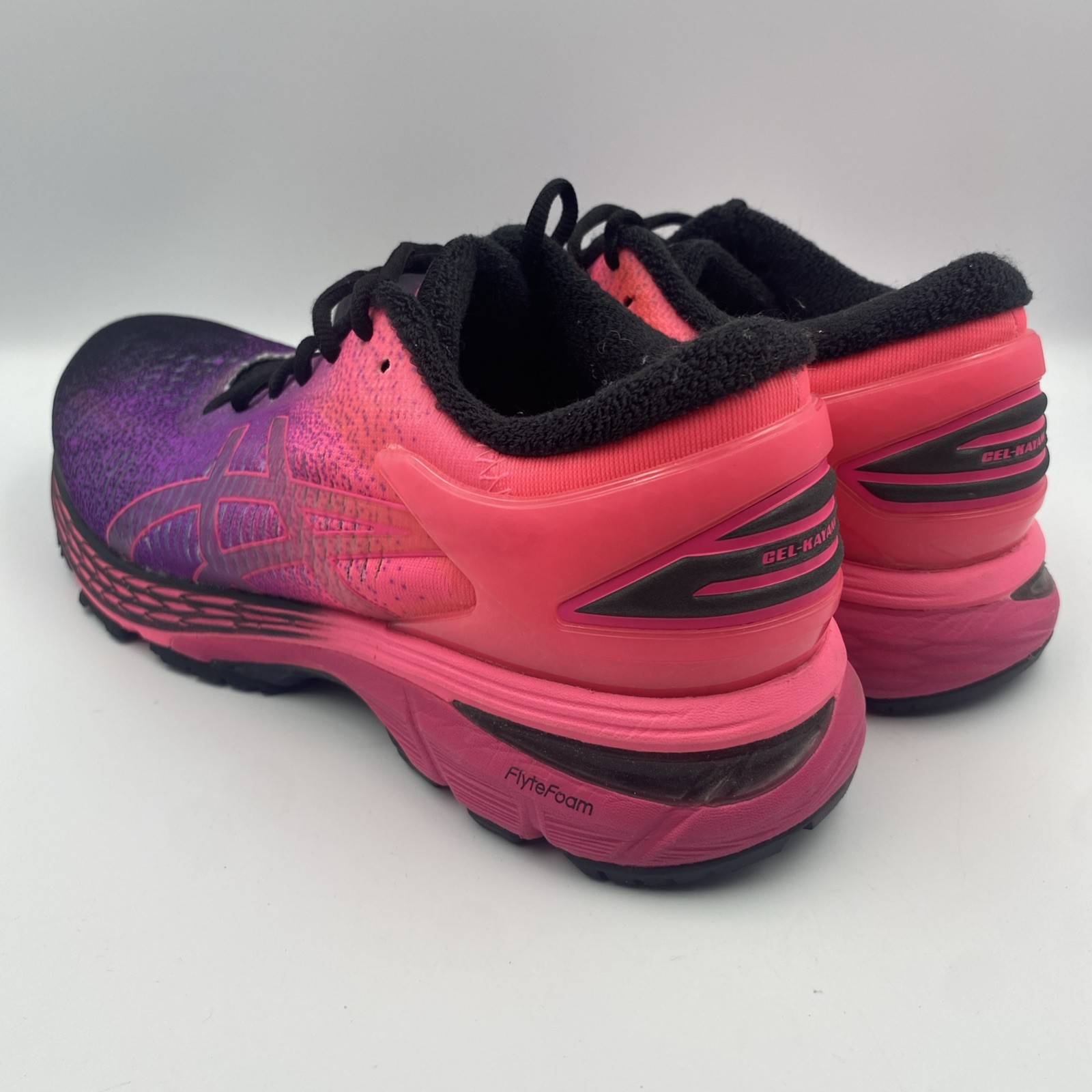 Asics Gel-Kayano 25 Women’s Pink Purple Black Sneakers US 9 EU 40.5 25.75cm