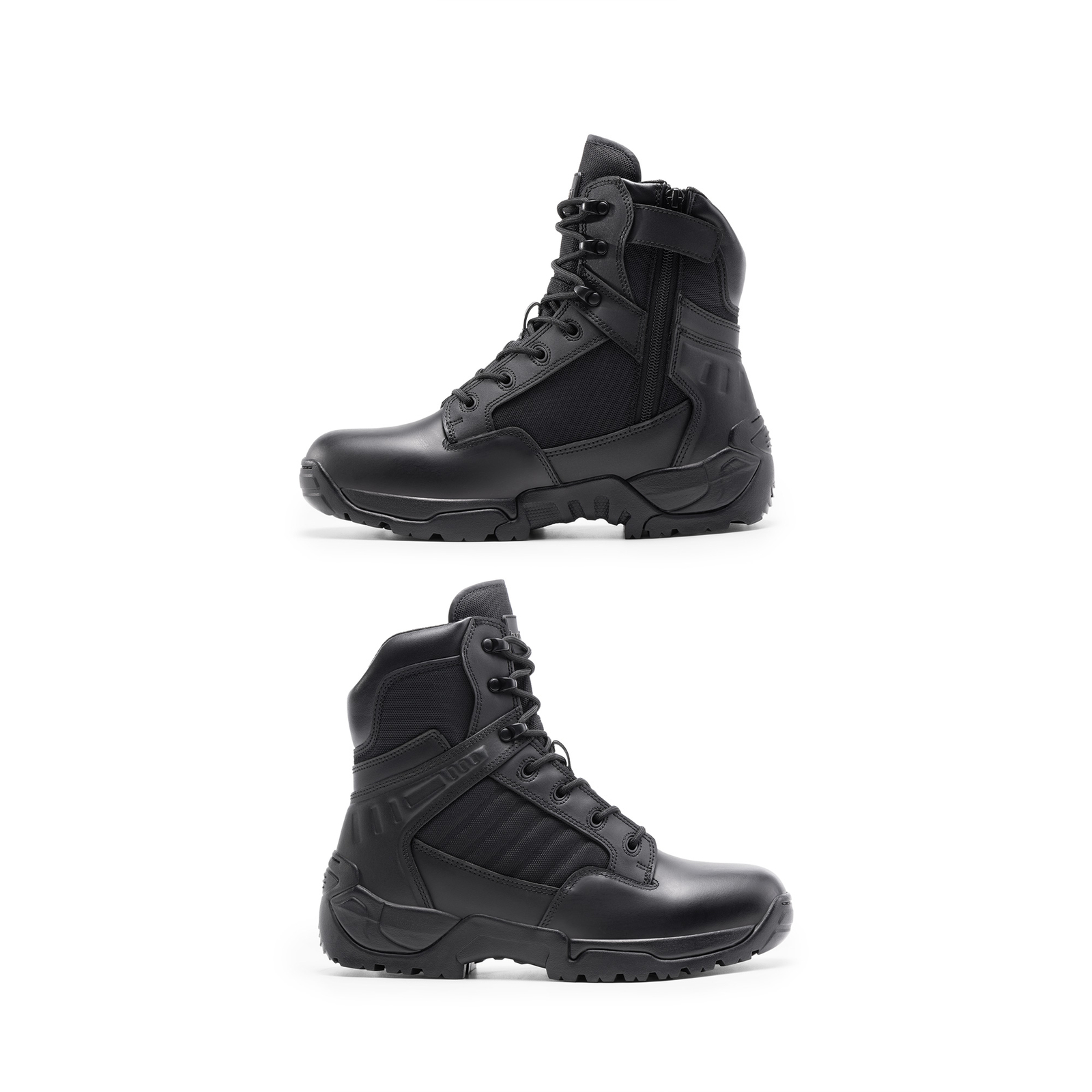 Men’s Military Combat Boots Tactical Work Boots Outdoor Side Zipper Shoes