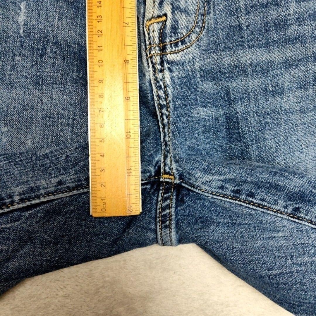 Abercrombie & Fitch Jeans Mens 33×30 Blue Athletic Straight Light Wash Stretch