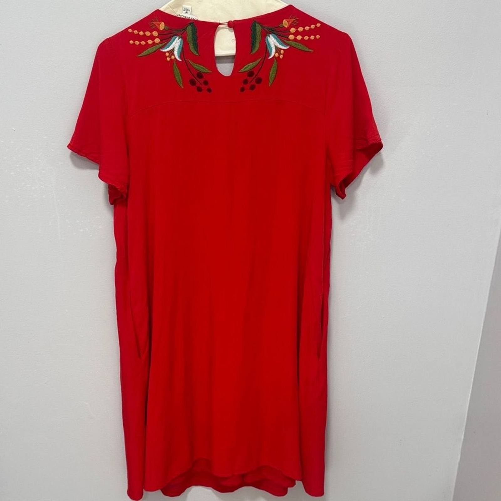 DAVI & DANI Scarlet Dress with embroidery size M