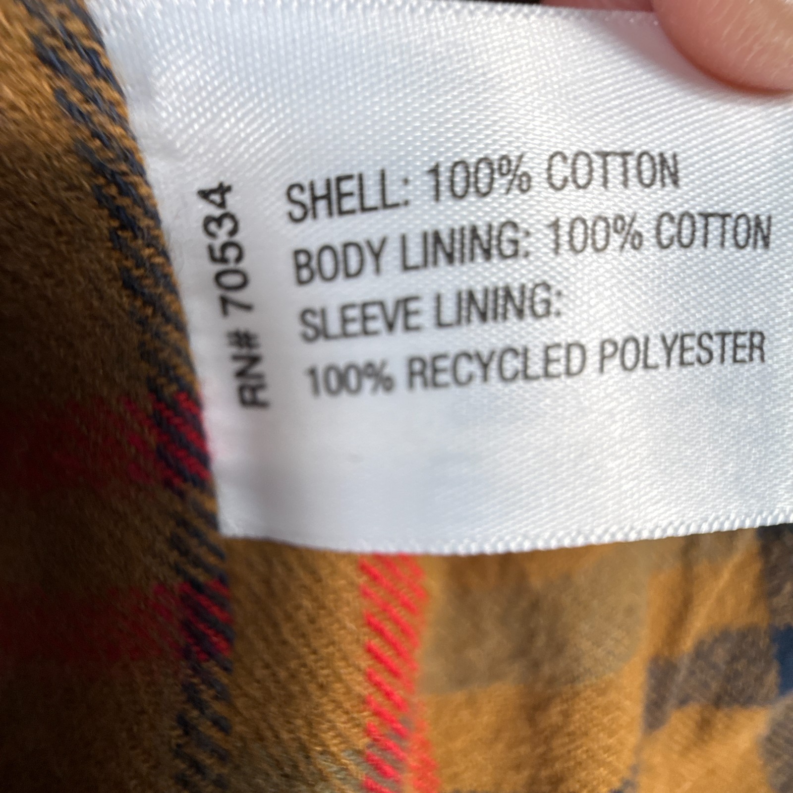 Orives Jacket Mens Large Field Work Chore Utility Flannel Lined Corduroy Collar