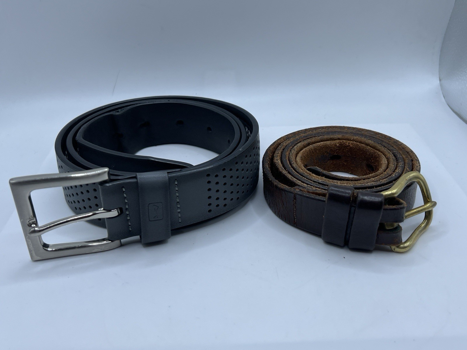 Assorted Bulk Lot 8 Various Style Belts Leather Carhartt