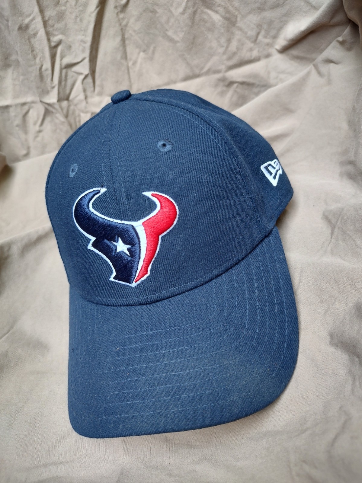 Houston Texans Hat New Era NFL Red White and Blue Football Cap Adjustable