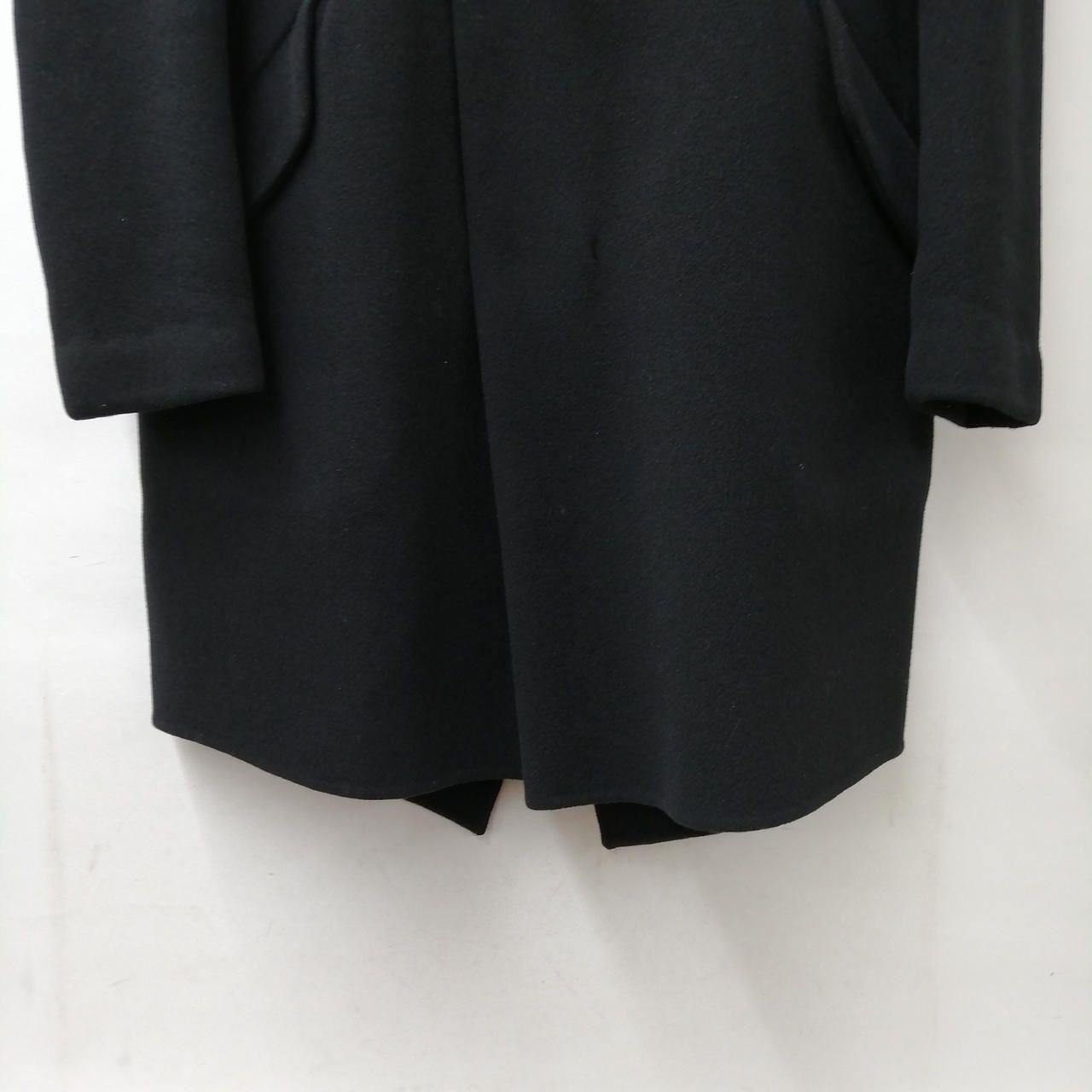 KAZUYUKI KUMAGAI ATTACHMENT Cashmere Blend Melton Coat 413063717 Ripped Used