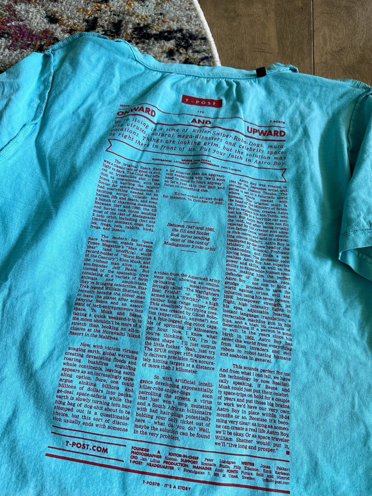 Onward and Upward Astro Boy T-Shirt L T-POST® #172