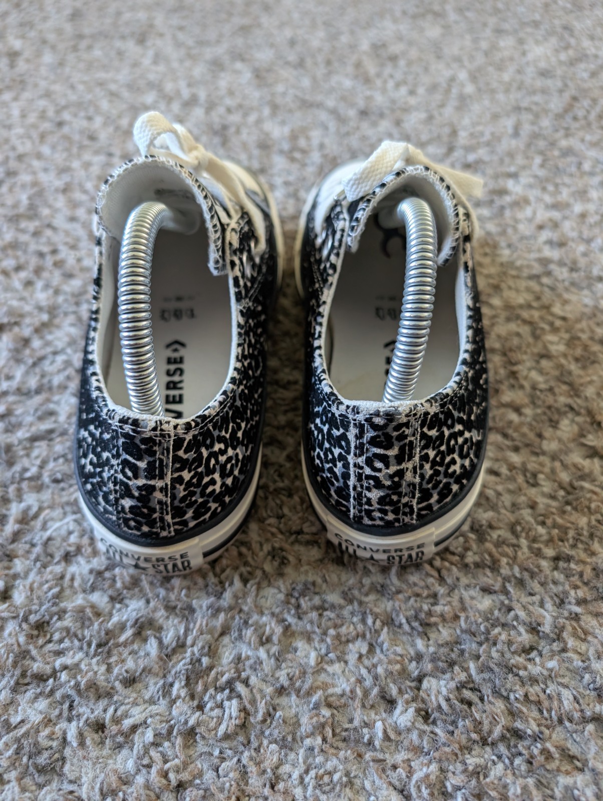 Converse CTAS Sneaker Low Ox Unisex Snow Leopard Flocked Canvas Men 5 Women 7