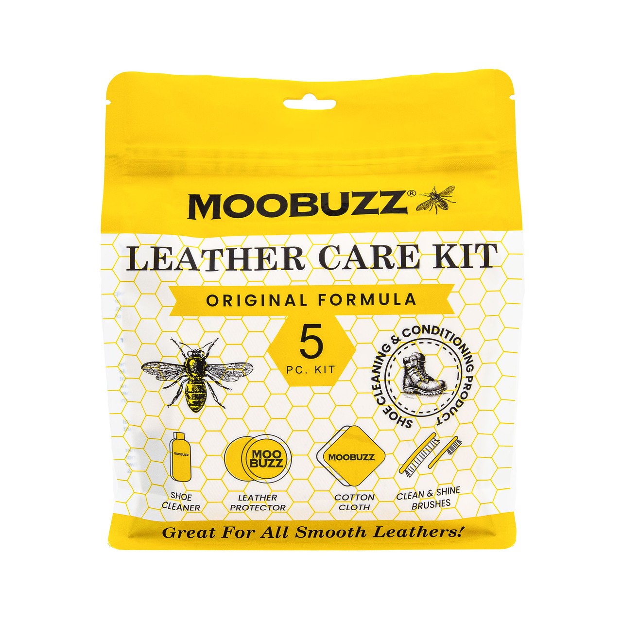 Moo Buzz – Leather Care Kit (5 Piece Kit)