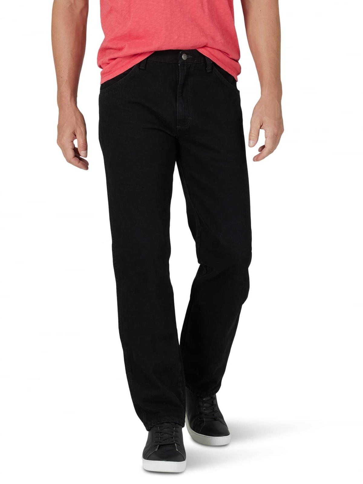Wrangler Authentics Men’s 5-Pocket Regular Fit Cotton Jean | Black | 30W x 30L