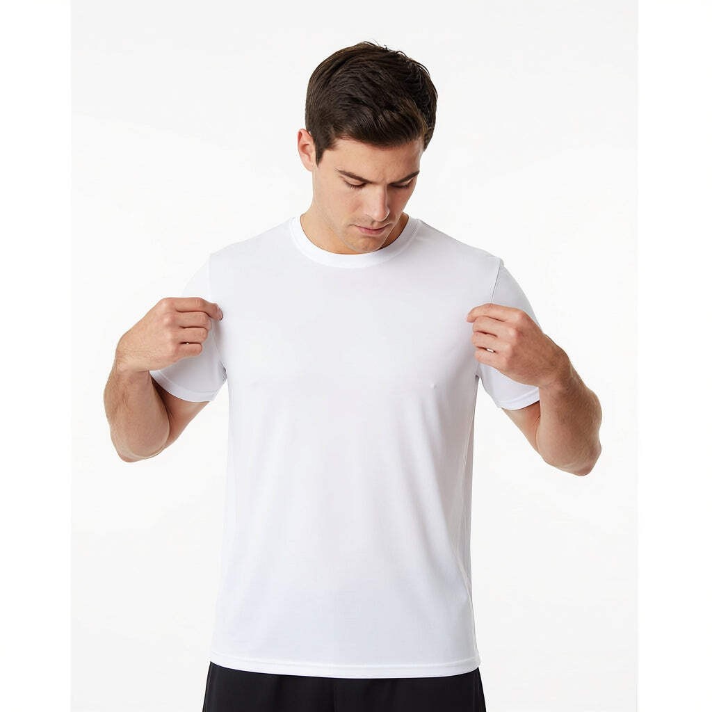 Hardcore Men’s Short Sleeve Rash Guard Surf Shirt – Relaxed Fit Swimwear Designe