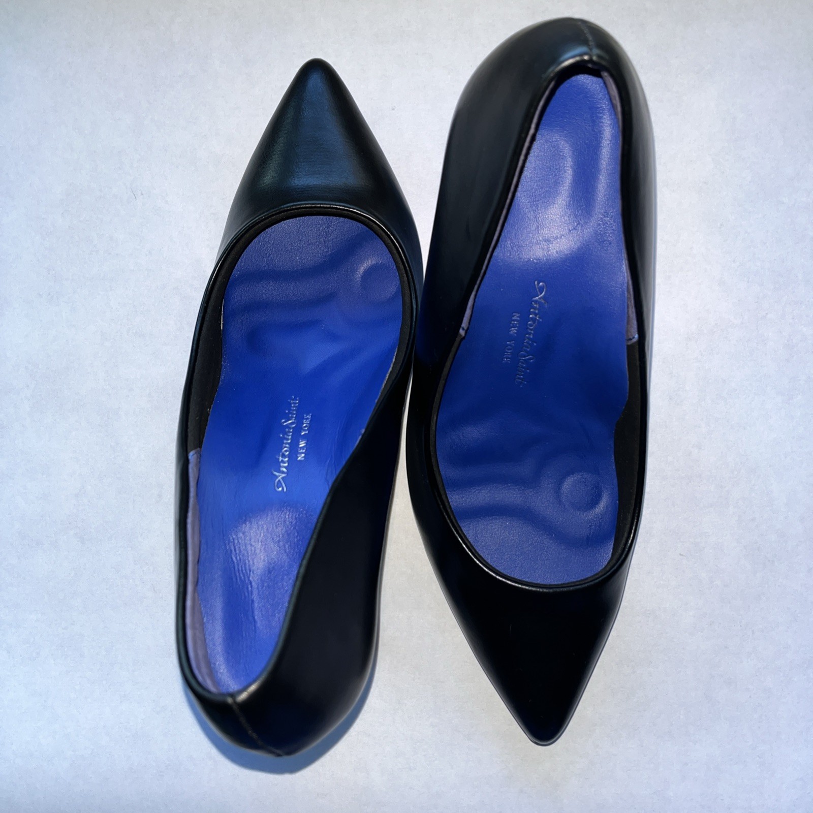 Antonia Saint New York Stiletto Black Classic Pump Designed in BrooklynSz 8, 0C8