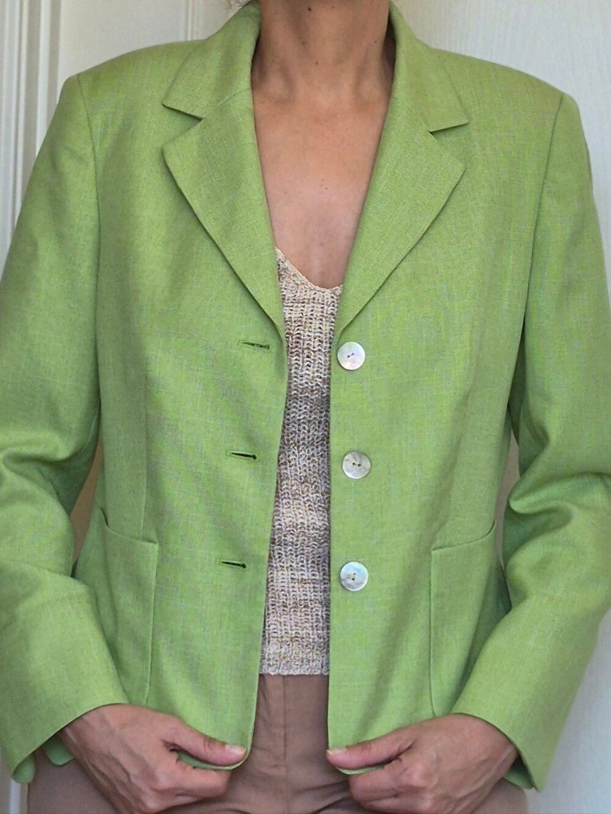 Three button Vintage Blazer Sz Large