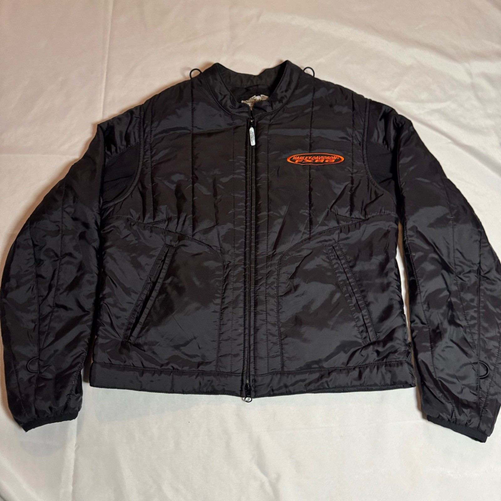 Harley Davidson FXRG Womens Quilted Inside Vented Liner Mid Layer Jacket Sz. L