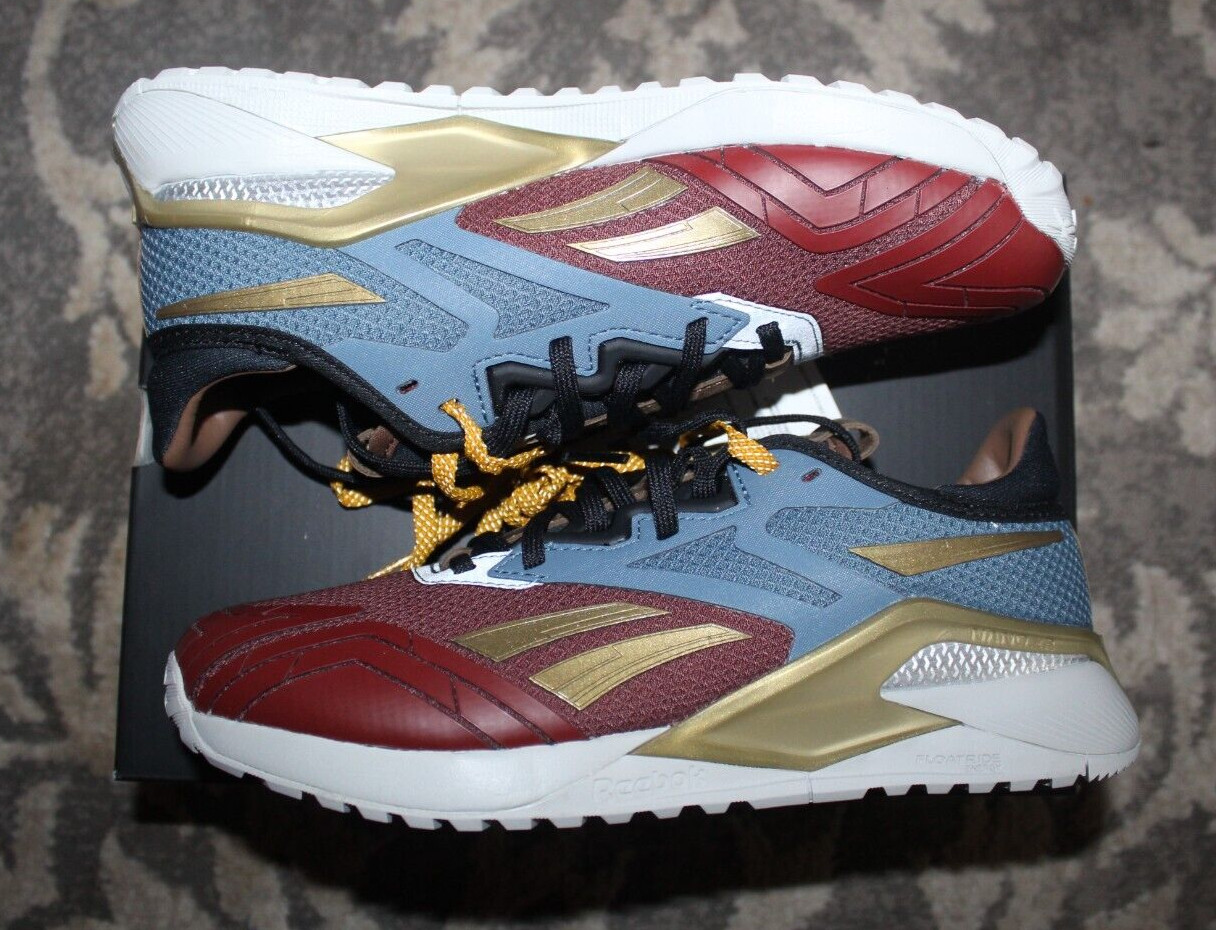 Reebok x DC Comics Nano X2 “Wonder Woman” HQ4585 Sneaker Mens Sz 9 NIB