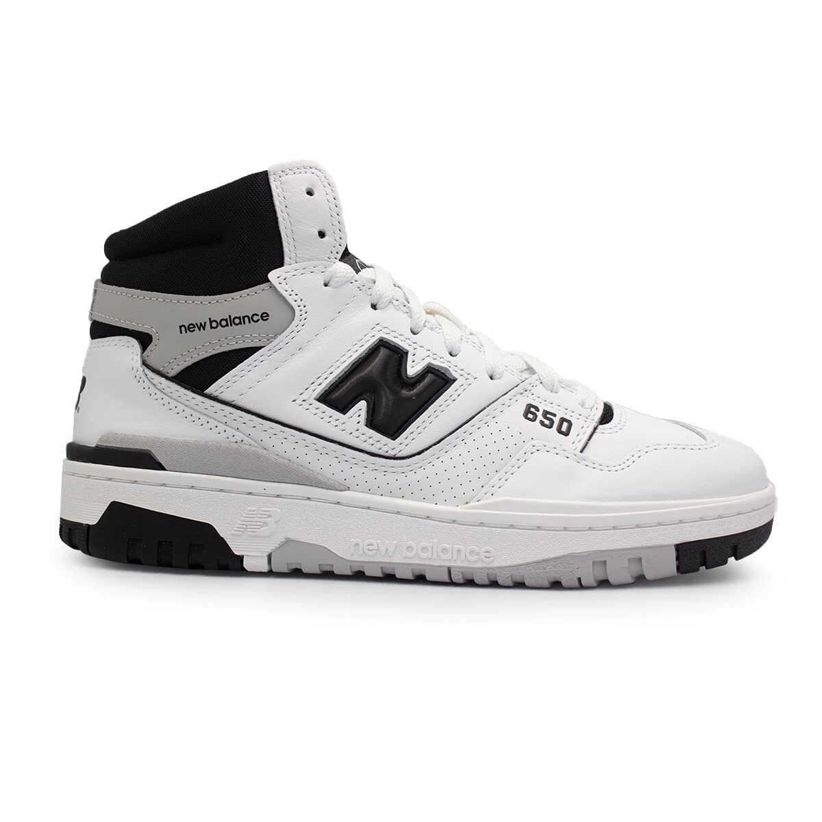 New Balance Men 650R Lifestyle Sneaker White Black BB650RCE
