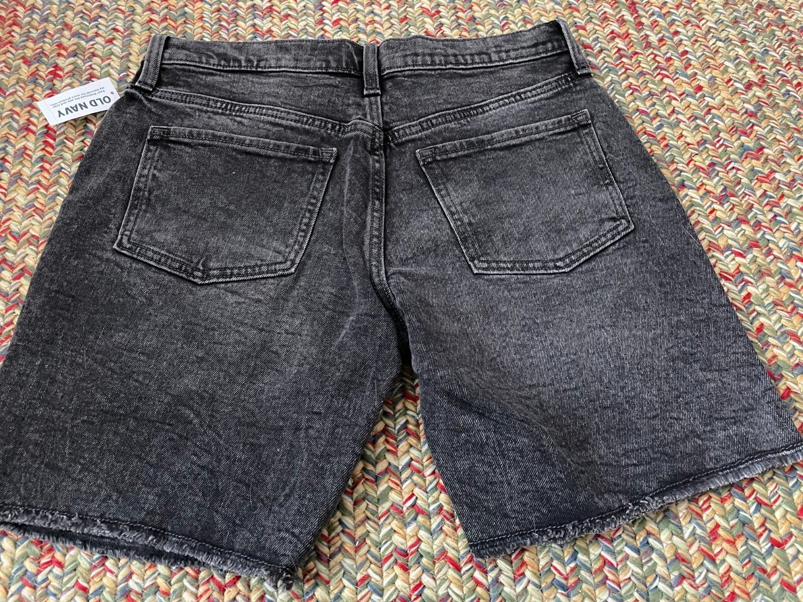 Boy’s Gap Pull On, Slim, Raw Hem Black Denim Shorts Size L,XL,XXL XXXL NWT