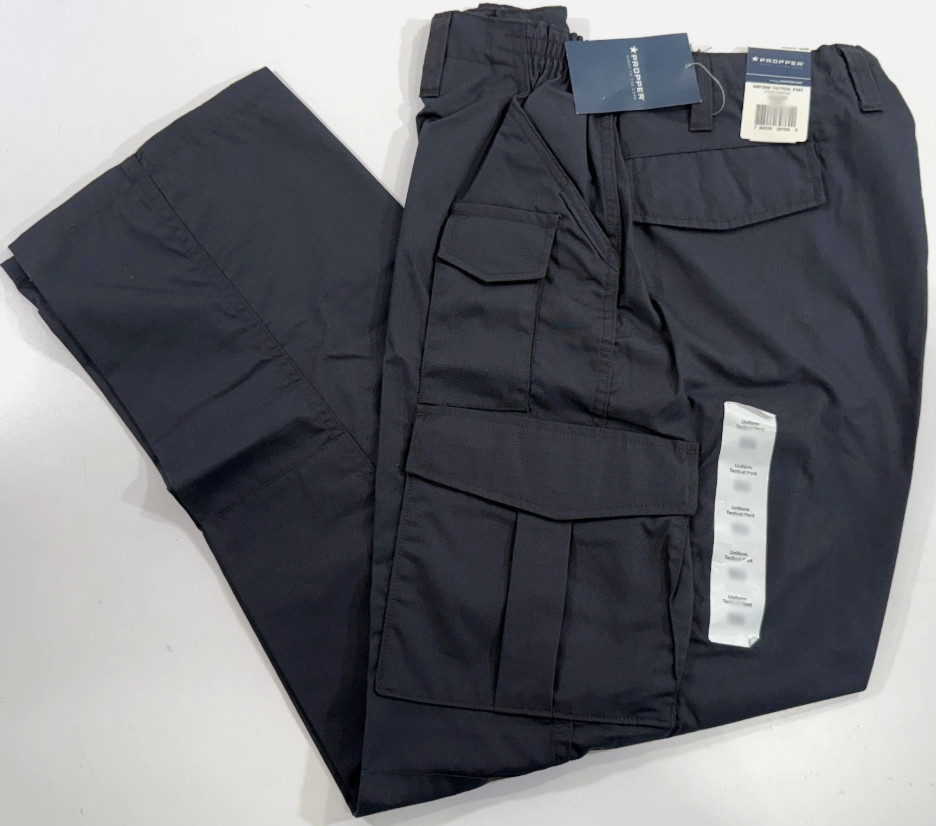 NWT 50×28 MENS PROPPER F5251 UNIFORM RIP STOP TACTICAL CARGO PANTS LAPD NAVY