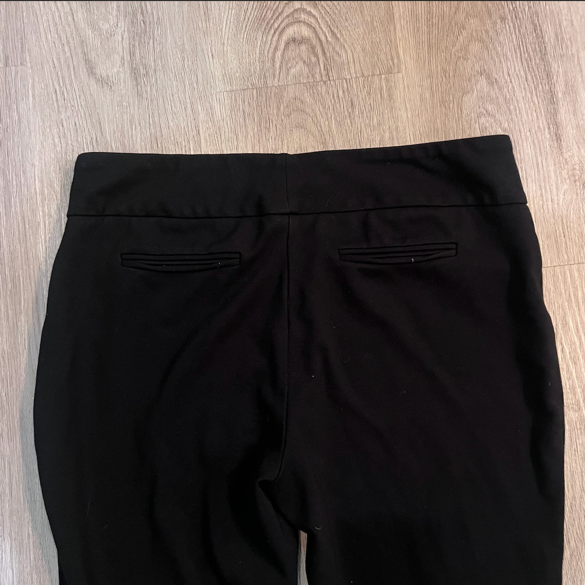 Dalia Black Stretch Ankle Dress Pants Size Large