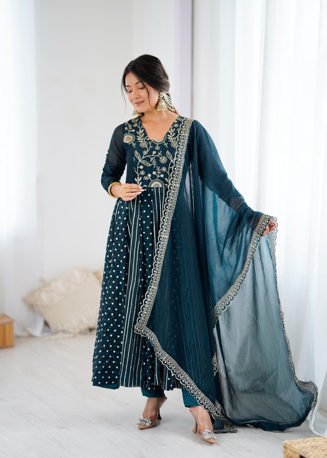 DESIGNER PAKISTANI DRESS EID FESTIVAL TRENDING ARTICAL MOST SELLING DUPPATA SET