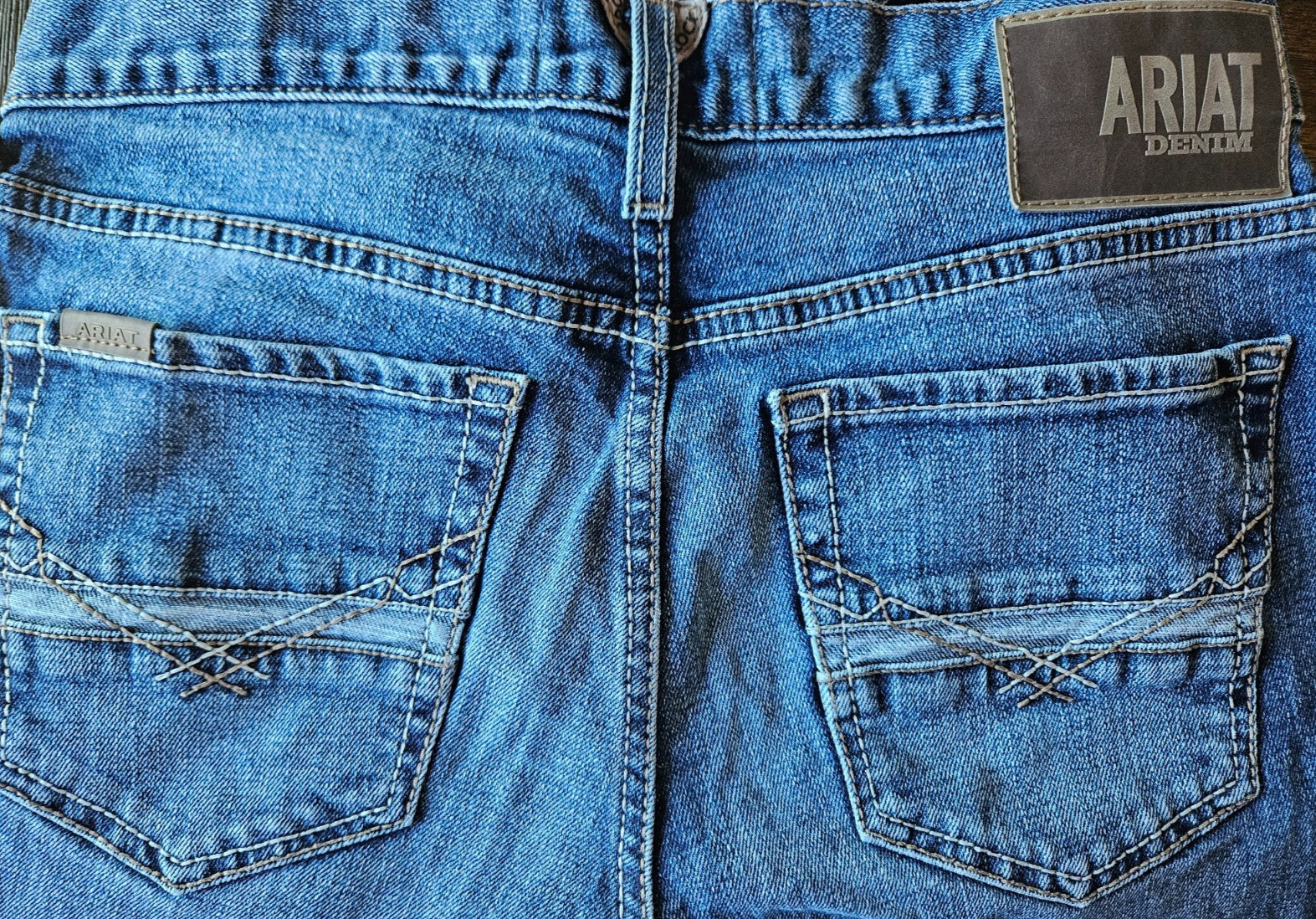 Ariat M7 Slim Straight Jeans Men’s 29×30 Blue Wash Western Rodeo Cowboy Denim