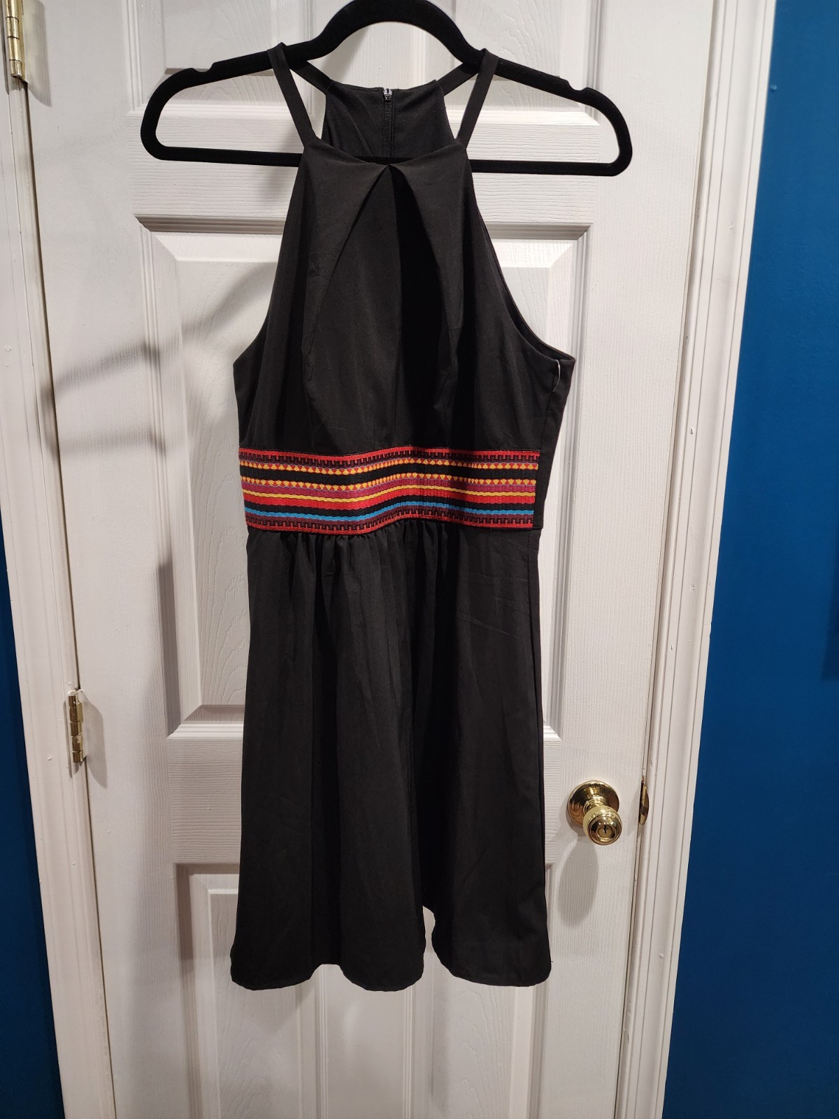 B. Smart Black Fit and Flare Boho Dress Size 11/12