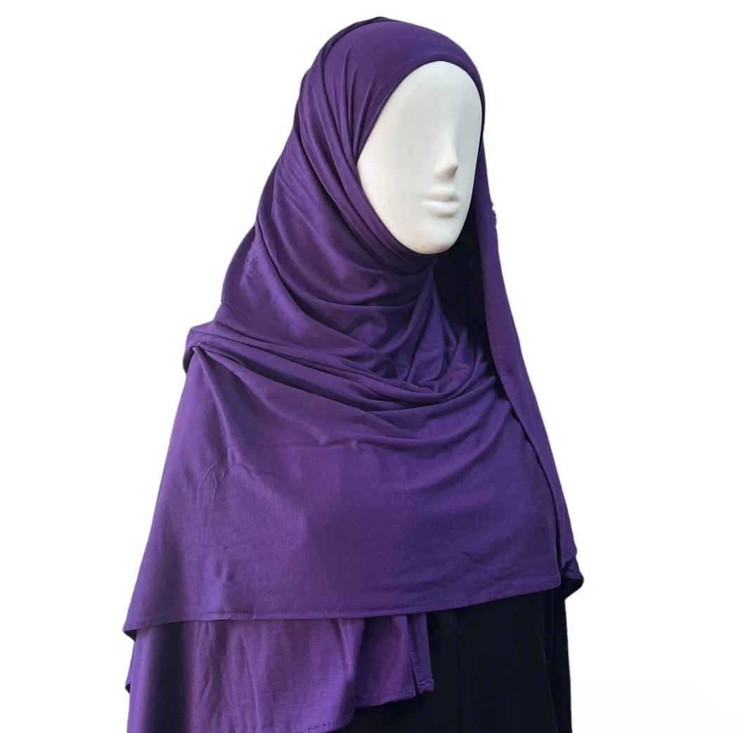Soft Premium Large Jersey Hijab Scarf Stretchy Islamic Headscarf 20+ Colors