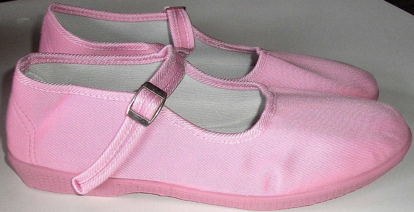 Mary Jane Ballet Cotton Canvas Yoga Shoes-Made In China-Pink