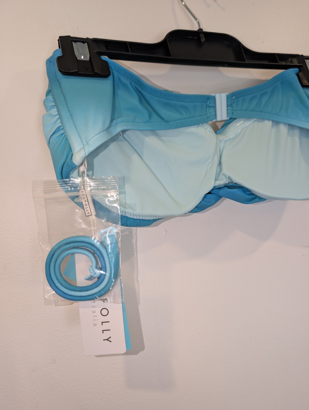 Seafolly Bikini Top Womens Ombre Seychelles Bandeau Size 14 New Tags RRP $89.95