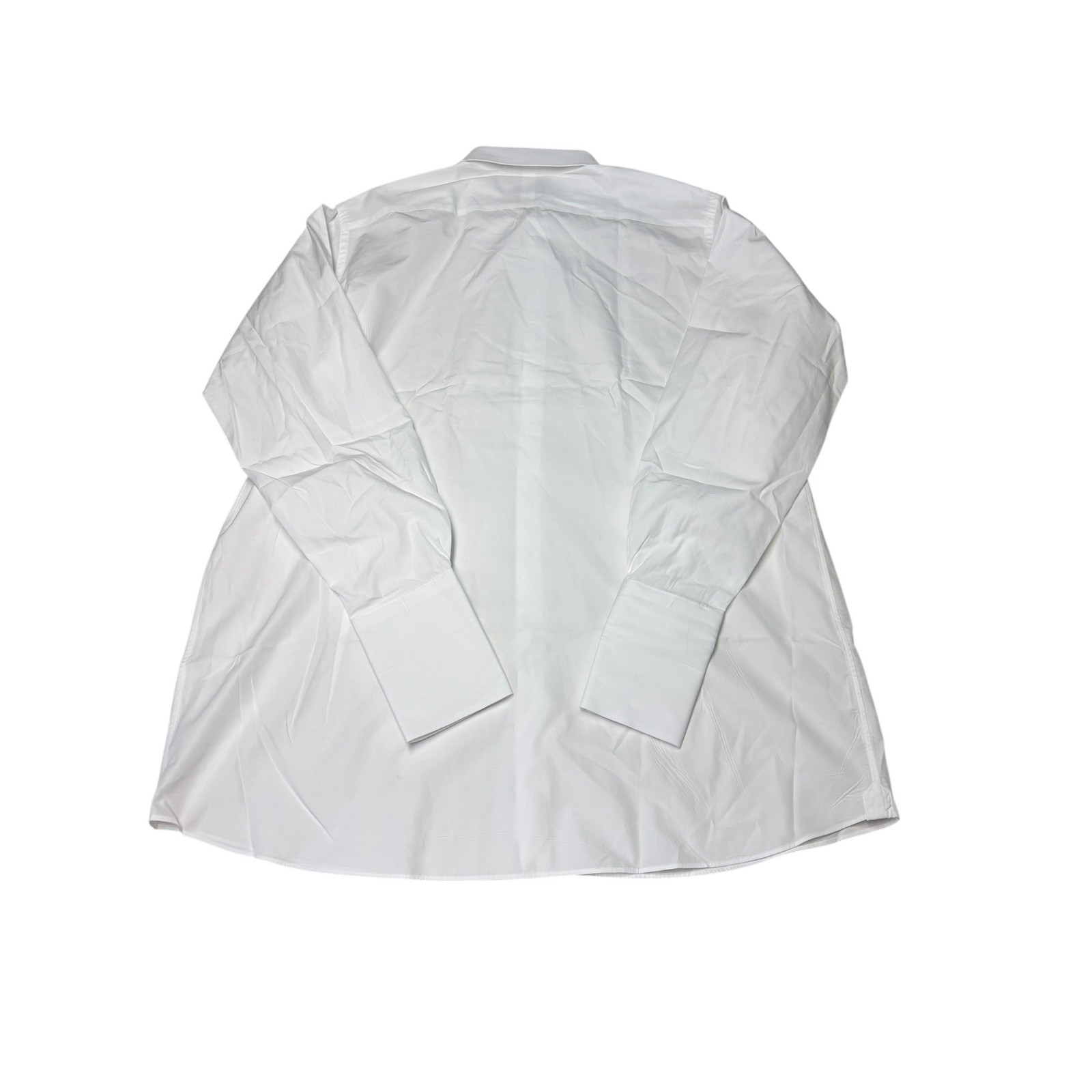 Proper Cloth Mens White Broadcloth Dress Shirt French Cuff 18.5 37 AC1855051A1