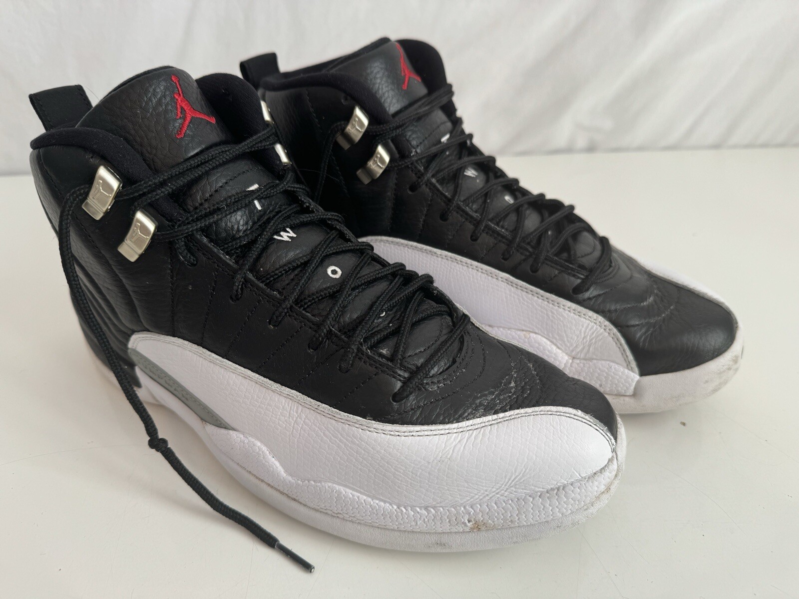 Jordan 12 Retro Mid Playoff Basketball Shoes Mens Size 11 CT8013-006 #23 Lace Up