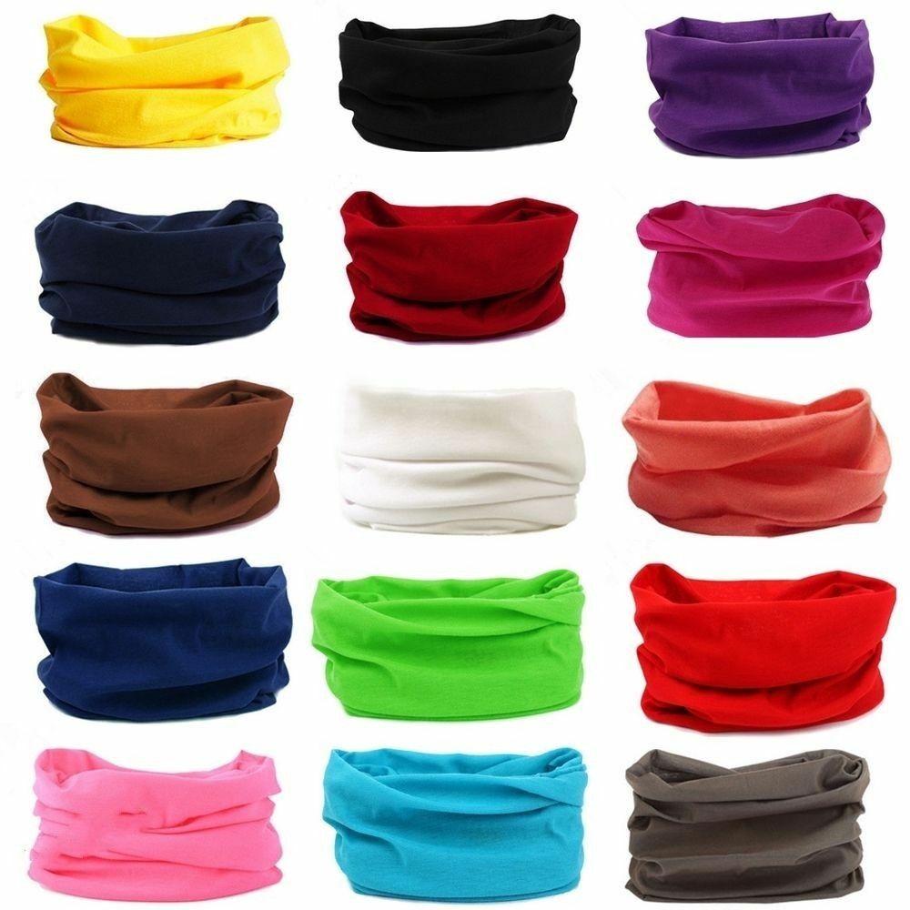 Bandana Flag USA Head Face Mask Neck Gaiter Snood Camo Tube Scarf