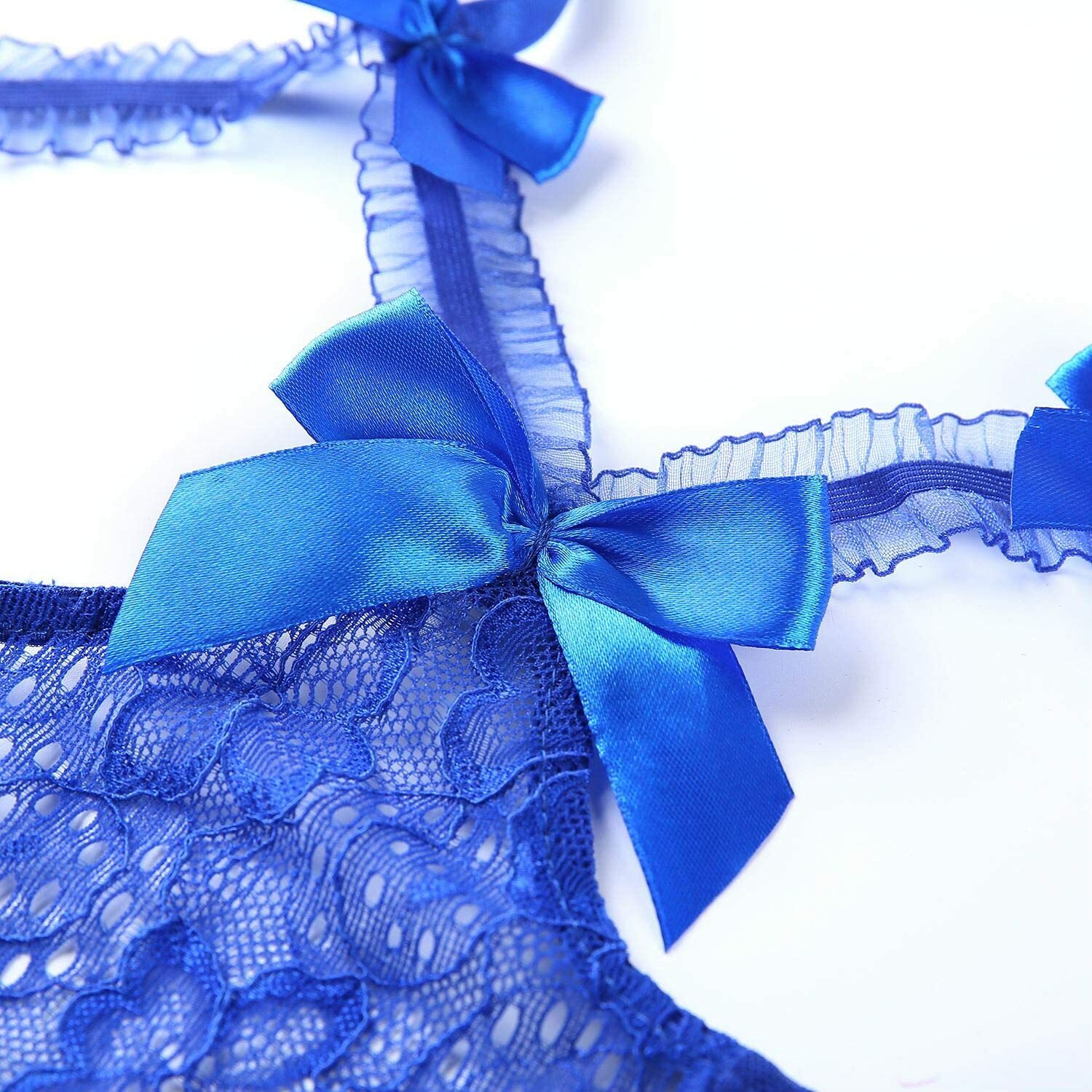 Sexy-Lingerie Women’s Sleepwear Babydoll Underwear Lace Dress G-String Nightwear