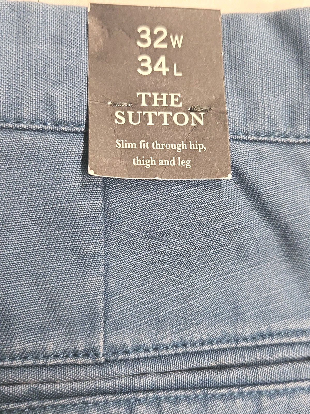J. Crew The Sutton Men’s Chino Pants*Blue*Size 32×34*Slim Fit*New With Tags