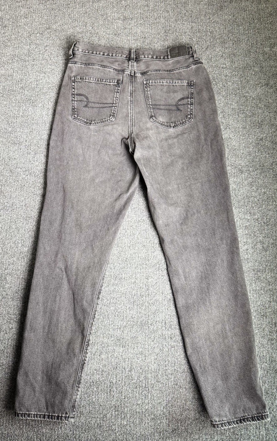American Eagle Outfitters Stretch Mom Jeans Gray 8