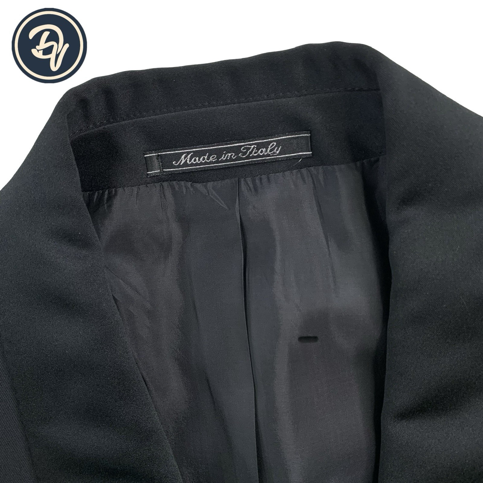 Mens 40 R Façonnable ” Classic Cut ” Black Shawl Lapel Tuxedo Dinner Jacket