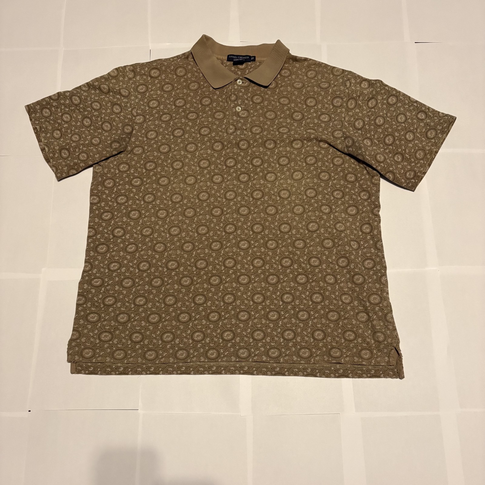 Daniel Cremieux Collection Tan Men’s XL K5 100% Cotton