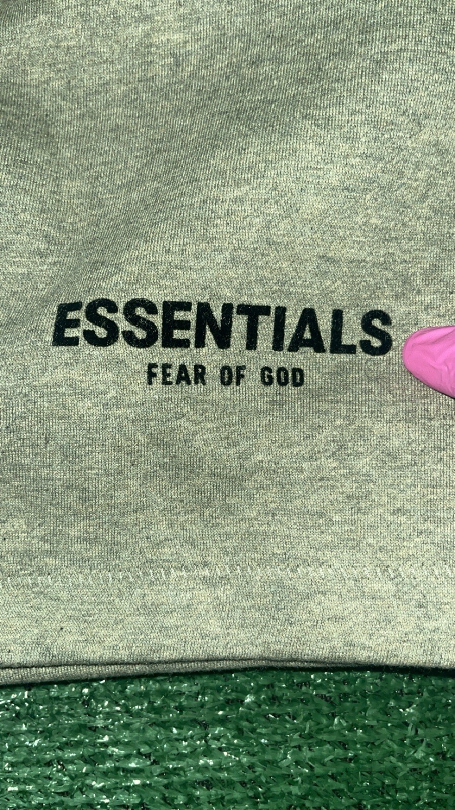 Essentials Fear of God Grey Shorts w/ Pockets Drawstring Size Small