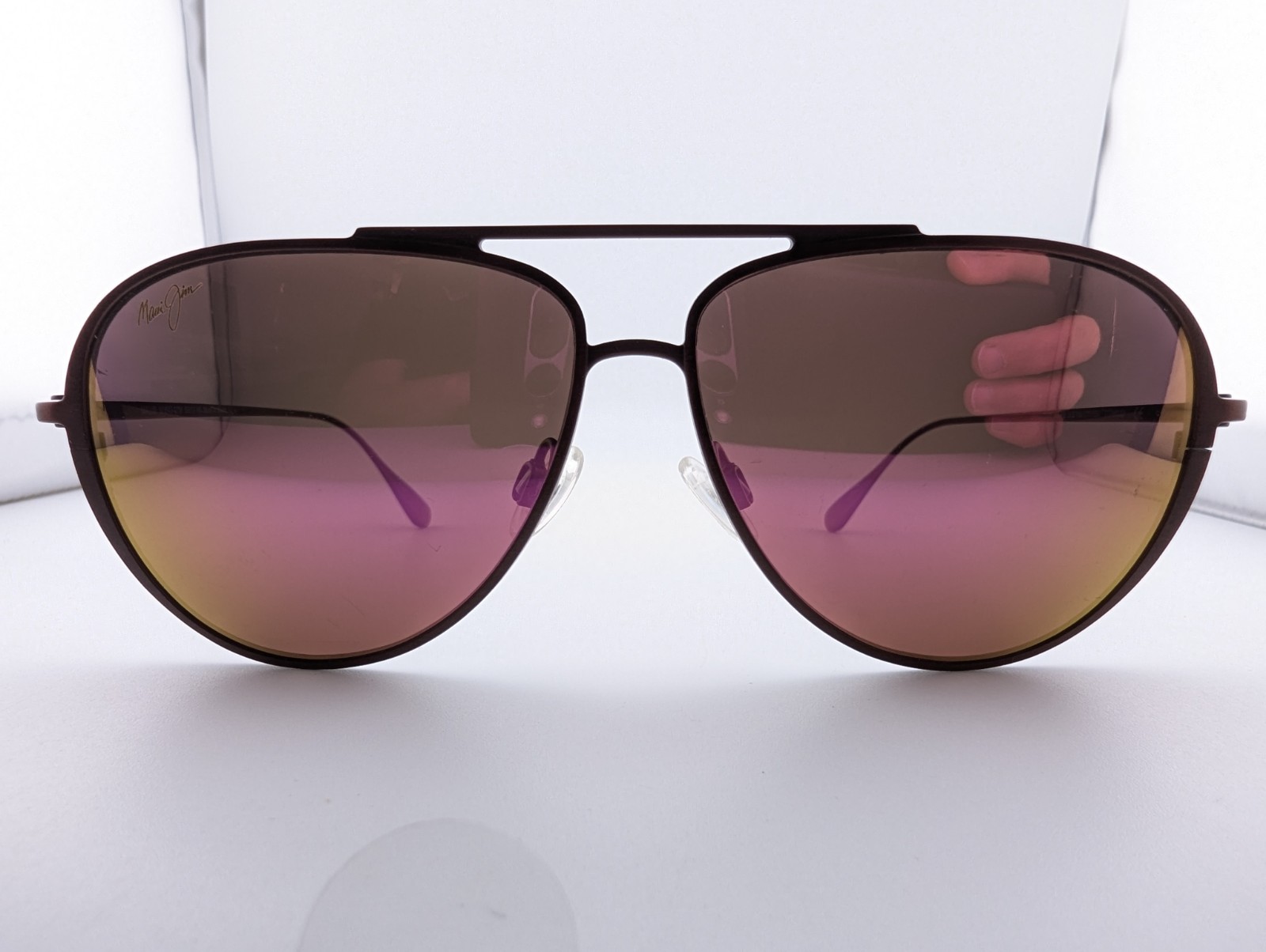 Maui Jim Sunglasses, MJ543-07M Shallows Matte Copper, 59-12-145, Titanium, Japan